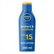 Nivea Sun Protect &amp; Moisture Lotion SPF15 200ml - Laois Pharmacy
