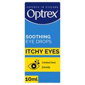Optrex Soothing Eye Drops For Itchy Eyes 10ML - Laois Pharmacy image