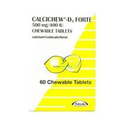Calcichew D3 Forte 500mg/400IU Chewable Tablets (3 x 60 Tablets) - Laois Pharmacy image