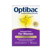 OptiBac Intimate Flora For Women 30 Capsules - Vaginal Health Support