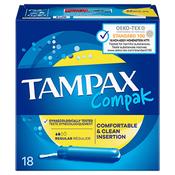 Tampax Compak Regular Tampons 18 Pack - Laois Pharmacy