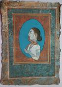 Amna Walayat, Self-portrait with a Multilingual Tongue