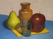 Brian Smyth, Still Life With Apple and Pear