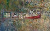 Victor Richardson, Red Barge on the Grand Canal