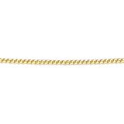 9kt Yellow Gold 16’’ – 18’’ Diamond Cut Curb Chain