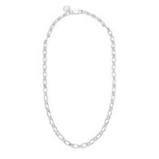 Sterling Silver Long Link Engravable Disc Chain