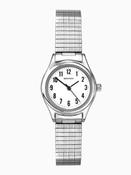 Sekonda Ladies Stainless Steel Expander Bracelet White Dial Watch image
