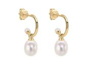 9kt Yellow Gold Freshwater Pearl Earrings image