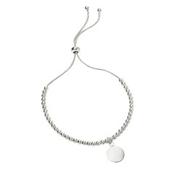 Sterling Silver Ball Toggle Disc Charm Bracelet image