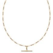 9kt Yellow Gold T-Bar Necklace image