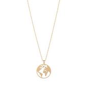 9kt Yellow Gold World Necklace image