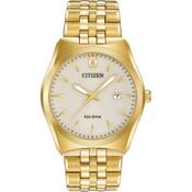 Citizen Gents Eco Drive Gold Plated Bracelet Watch image