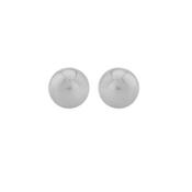 9kt White Gold 6mm Ball Stud Earrings image