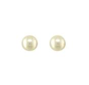 9kt Yellow Gold 6mm Freshwater Pearl Stud Earrings image