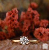 18kt Rose Gold 0.70ct G VS1 Classic Round Brilliant Solitaire Diamond Engagement Ring image