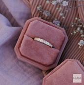 18kt Rose Gold Stone Grain Set 0.33ct Diamond Wedding Ring image