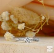 Sterling Silver CZ Solitaire Promise Ring image