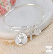 Silver Plated Communion Chalice &amp; Cross Bangle