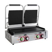 VENADA DOUBLE PANINI GRILL RIBBED TOP SMOOTH BOTTOM image