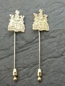 Sterling-Silver Gilt Pins image