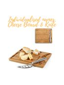 Personalised MALVIA Bamboo Cheese Board image