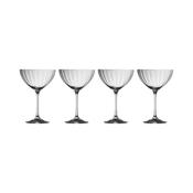 ERNE SAUCER CHAMPAGNE GLASS SET OF 4 - Engraved image