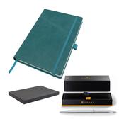 Embossed Kensignton Notebook and Cross Calais Pen image