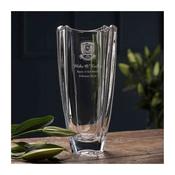 DUNE 12" SQUARE VASE - Engraved image