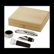 Syrat 4-piece wine set - Natural / Silver image