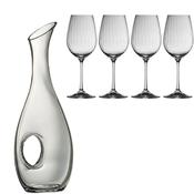 Galway Crystal Wine Carafe &amp; Glasses Set image