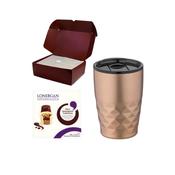 ENGRAVED Geo 350 ml copper tumbler &amp; Lily O'Brien's Chocolates