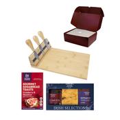 Mancheg bamboo magnetic cheese board, Crackers &amp; Cheese
