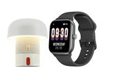 Kooduu Sensa Play Mini JBL portable speaker and lamp &amp; Prixton SWB32 Alexa smartwatch image