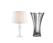 Galway Sofia Large Lamp &amp; Shade + Dune 14" Waisted Vase