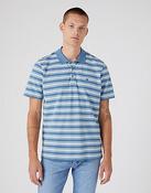 Wrangler Striped Pique Polo Bpkf R image
