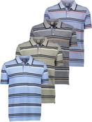 Jacks Striped Pique Polo 1011 R image