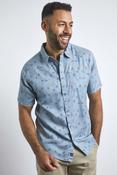 Weird Fish Benito Tencel Short Sleeve Shirt R image