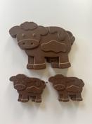 Chocolate Farm Cow Set