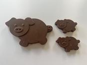 Milk Chocolate Farm Piggies set