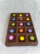 Milk chocolate smartie bar