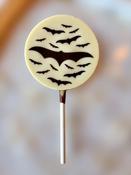 Scary Bat Milk &amp;amp; White chocolate Lollipop image