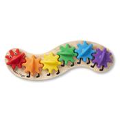Rainbow Caterpillar Gear Toy - The Learning Lab image