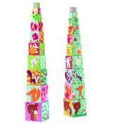Stacking Cubes - Forest by Djeco - The Learning Lab image