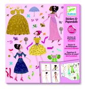 Djeco Stickers &amp; Paper Dolls - Dresses Through The Seasons - The Learning Lab image