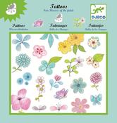 Tattoos - Fair Flowers Of The Fields by Djeco - The Learning Lab image