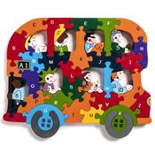 Bus Puzzle Alphabet Jigsaws image