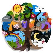 Seasons Puzzle Alphabet Jigsaws