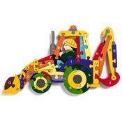 Backhoe Puzzle Alphabet Jigsaws image