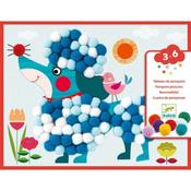 Pom Poms Dogs To Stroke by Djeco - The Learning Lab image