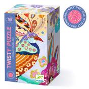 Sparkling Bird 50 Piece Glittery Puzzle by Djeco image